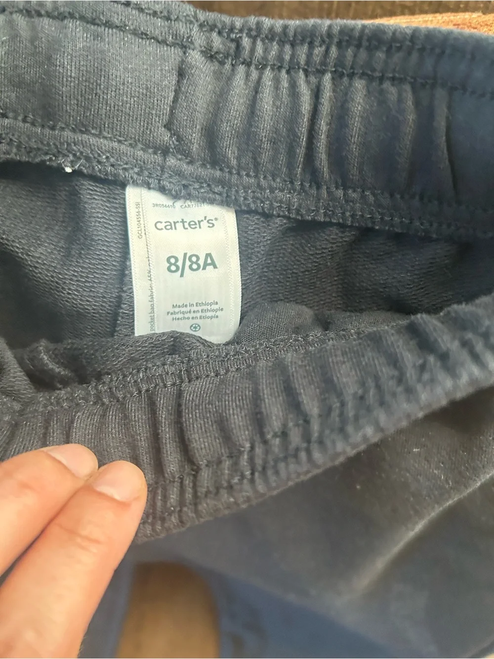 Carter's Boy’s Black Jogger Pants